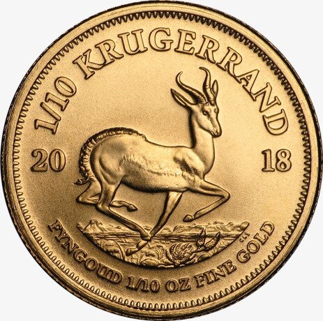 1/10 Uncji Krugerrand Złota Moneta | 2018