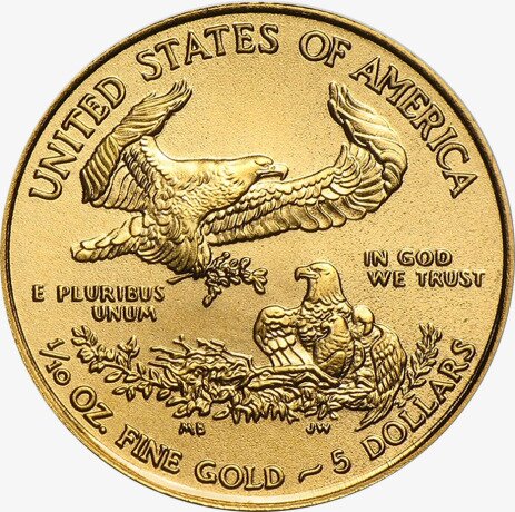 1/10 oz American Eagle d'oro (2018)