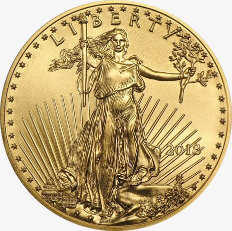 Золотая монета Американский Орел 1/10 унции 2018 (American Eagle)