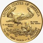 Золотая монета Американский Орел 1/10 унции 2021 (American Eagle)