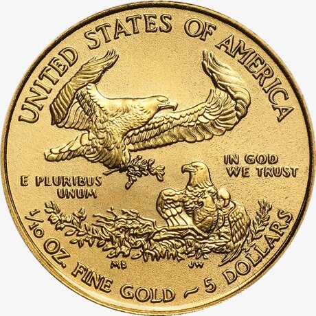 1/10 oz American Eagle d'oro (2021)