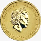 1/10 oz Moneda de Oro Batalla del Mar de Coral (2015)
