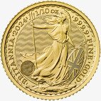 Золотая монета Британия 1/10 унции 2024 (Britannia) Карл III