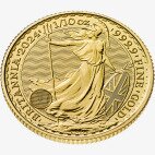 1/10 oz Britannia Karol III Złota Moneta | 2024