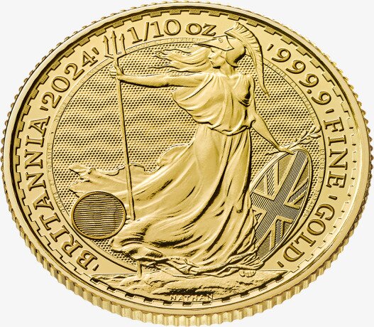 1/10 oz Britannia d'Oro Carlo III | 2024