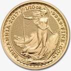Золотая монета Британия 1/10 унции 2017 (Britannia)