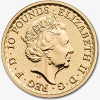 Золотая монета Британия 1/10 унции 2017 (Britannia)