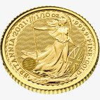 1/10 oz Britannia d'oro (2021)