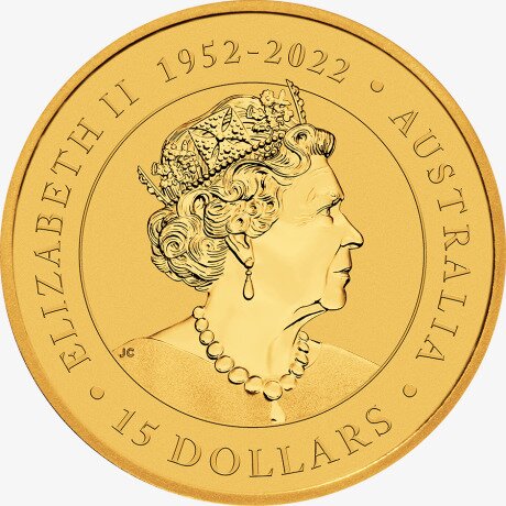 Золотая монета Наггет Кенгуру 1/10 унции 2023 (Nugget Kangaroo)