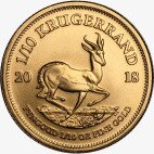 Крюгерранд (Krugerrand) 1/10 унции 2018 Золотая инвестиционная монета