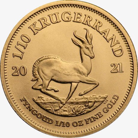 1/10 Uncji Krugerrand Złota Moneta | 2021