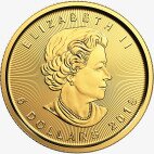 Золотая монета Канадский кленовый лист 1/10 унции 2018 (Gold Maple Leaf)