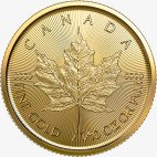 Золотая монета Канадский кленовый лист 1/10 унции 2021 (Gold Maple Leaf)