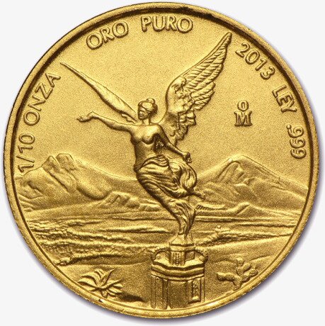 1/10 oz Mexican Libertad Gold Coin (Mixed Years)