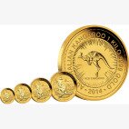 Золотая монета Наггет Кенгуру 1/10 унции 2014 (Nugget Kangaroo)