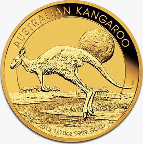 1/10 oz Nugget Kangaroo | Gold | 2015