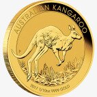 Золотая монета Наггет Кенгуру 1/10 унции 2017 (Nugget Kangaroo)