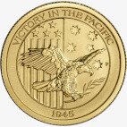 1/10 Uncji Zwycięstwo na Pacyfiku Złota Moneta | 2016