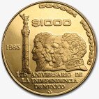 1/2 oz 175 Anniversaire de l'Indépendance du Mexique | Gold | 1985