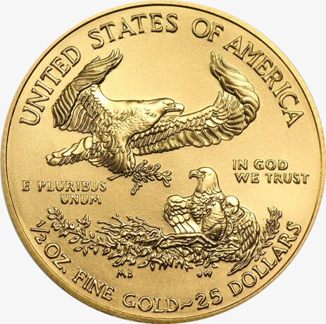 1/2 oz American Eagle Goldmünze (2018)