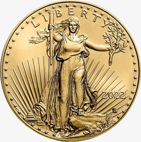 1/2 oz American Eagle de oro | 2022