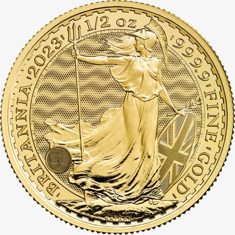 Британия 1/2 унция 2023 Золотая инвестиционная монета
