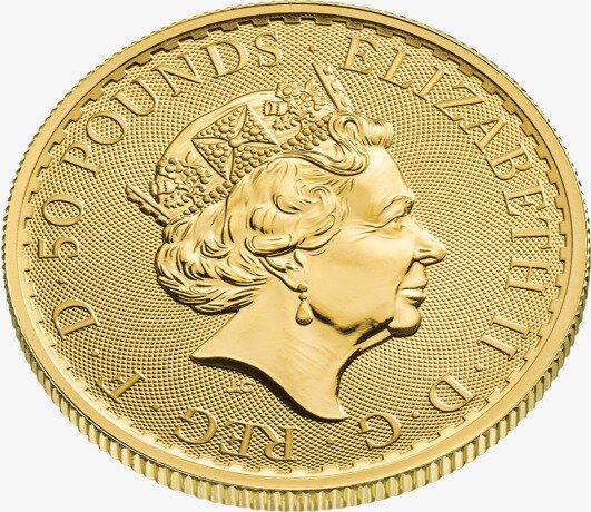 1/2 Uncja Britannia Złota Moneta | 2021