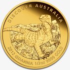 Золотая монета Гоанна 1/2 унции Открой Австралию Proof (Goanna "Discover Australia")