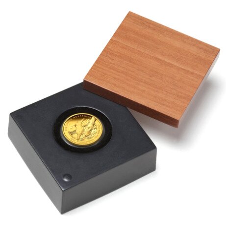 Золотая монета Кукабарра 1/2 унции Открой Австралию Proof (Kookaburra "Discover Australia")