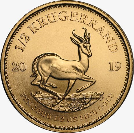 1/2 oz Krugerrand Gold Coin (2019)