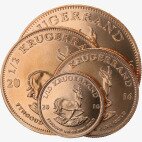Крюгерранд (Krugerrand) 1/2 унции разных лет Золотая инвестиционная монета