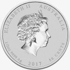 Серебряная монета Лунар II Год Петуха 1/2 унции 2017 (Lunar II Rooster)