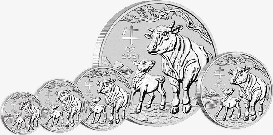 1/2 oz Lunar III Ox Silver Coin (2021)