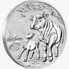 1/2 oz Lunar III Ox Silver Coin (2021)