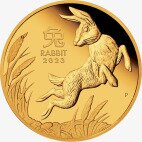 Золотая монета Лунар III Год Кролика 1/2 унции 2023 (Lunar III Rabbit)