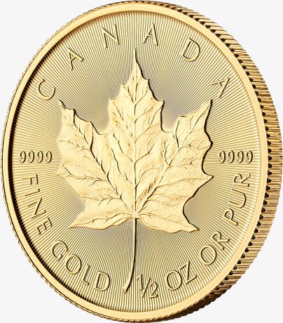 1/2 oz Maple Leaf Gold Coin (2019)