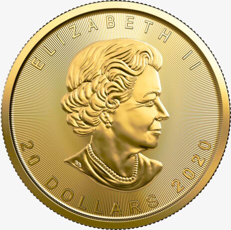 1/2 oz moneta d'oro Maple Leaf (2020)