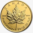 1/2 oz Maple Leaf | Oro | años diversos