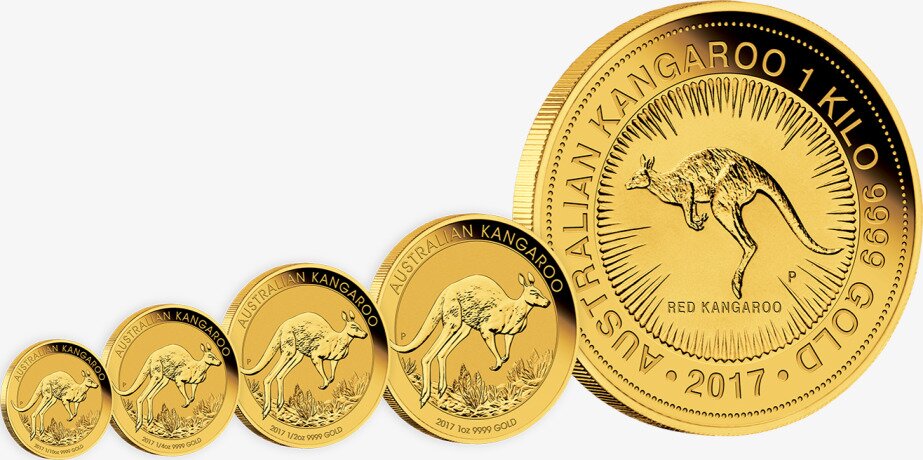 Золотая монета Наггет Кенгуру 1/2 унции 2017 (Nugget Kangaroo)
