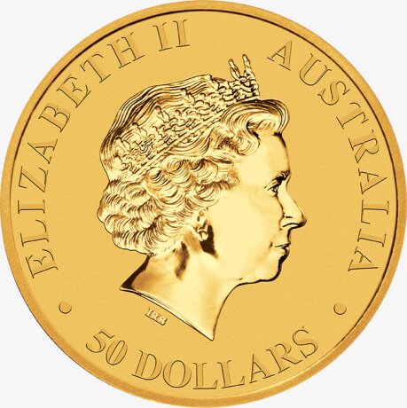 1/2 Uncji Australijski Kangur Złota Moneta | 2018