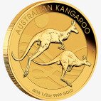 1/2 Uncji Australijski Kangur Złota Moneta | 2018
