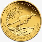 1/2 oz Rotes Känguru "Discover Australia" | Gold | Proof