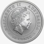 Серебряная монета Тигровая Акула Австралии 1/2 унции 2016