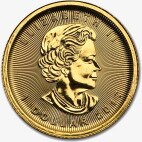 Канадский кленовый лист 1/20 унции 2017 Золотая монета (Maple Leaf)