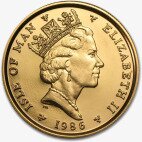 Золотая монета Остров Мэн Ангел 1/4 унции Разных Лет (Angel Isle of Man)