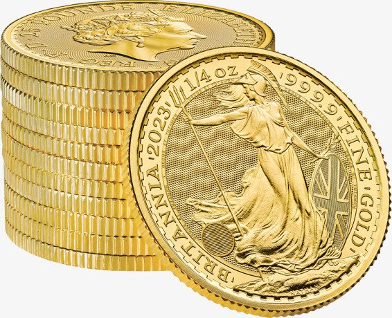 1/4 oz Britannia Charles III Gold Coin | 2023