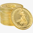 Британия 1/4 унция 2023 Золотая инвестиционная монета Карл III