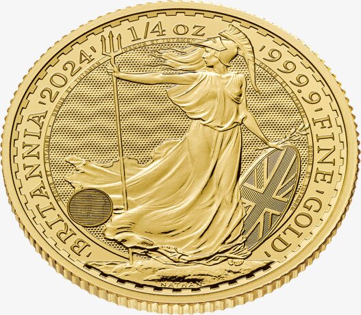 1/4 oz Britannia Charles III Gold Coin | 2024