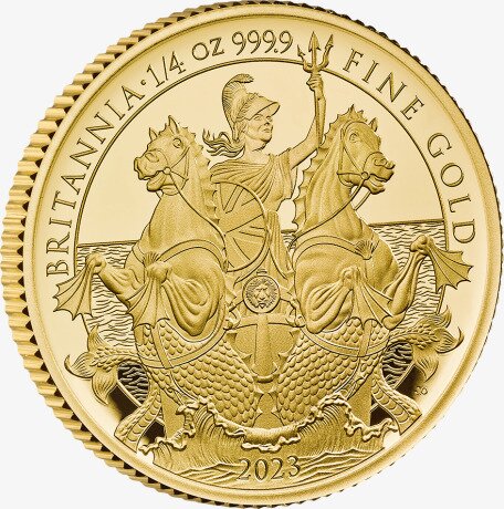 1/4 oz Britannia Charles III Gold Coin | Proof | 2023
