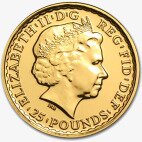 Британия (Britannia) 1/4 унции | разных лет | Золотая инвестиционная монета